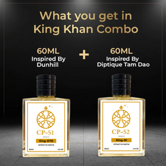 King Of Bollywood Perfume ( Inspired By DIPTQUE TAMDAO & DUNHILL ICON) Pack Of Two Perfumes